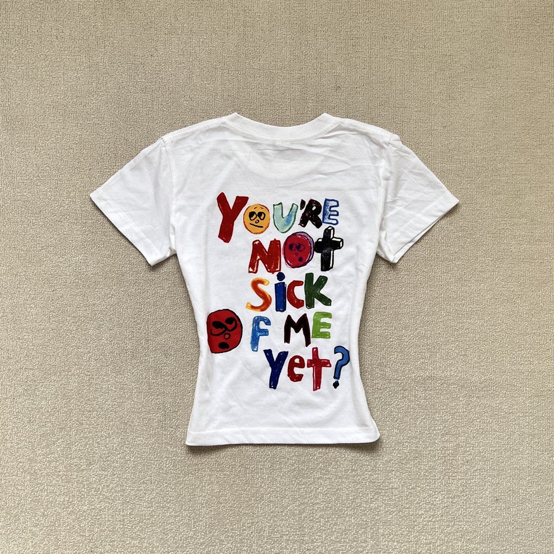 funky graphic doodle print shirt (Category: Shirts) located in Limay. Submitted by budolfindsrawrawr (Listing ID 1470794407, Image 2). Description: funky graphic doodle print shirt - fits small l19 b32-34 - in excellent condition .