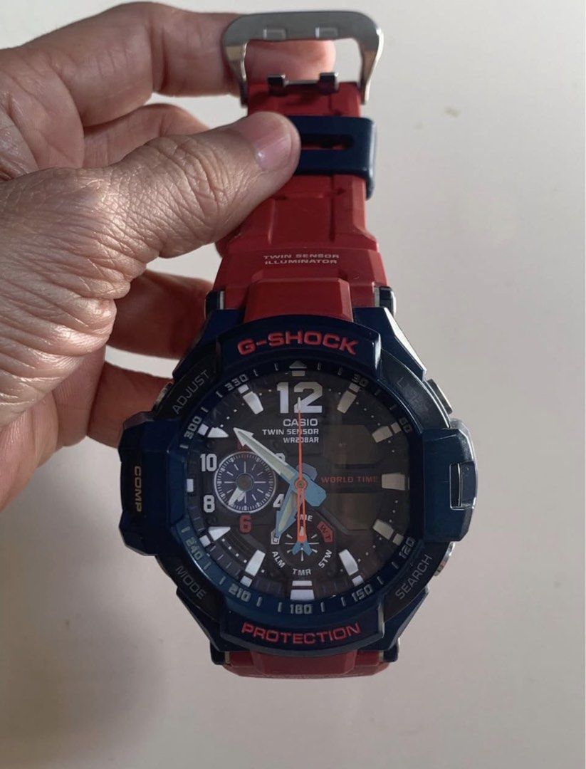 G Shock Gravity Master Optimus Prime (Category: Men's Watches) located in Quezon City. Submitted by captaingamer (Listing ID 1470892753, Image 2). Description: G Shock Gravity Master Optimus Prime GA-1100-2ADR Watch ORIGINAL/AUTHENTIC MONEYBACK GUARANTEED IF PROVEN FAKE kayo na lang po mag palit na battery .