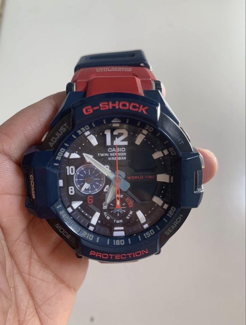 G Shock Gravity Master Optimus Prime (Category: Men's Watches) located in Quezon City. Submitted by captaingamer (Listing ID 1470892753, Image 1). Description: G Shock Gravity Master Optimus Prime GA-1100-2ADR Watch ORIGINAL/AUTHENTIC MONEYBACK GUARANTEED IF PROVEN FAKE kayo na lang po mag palit na battery .