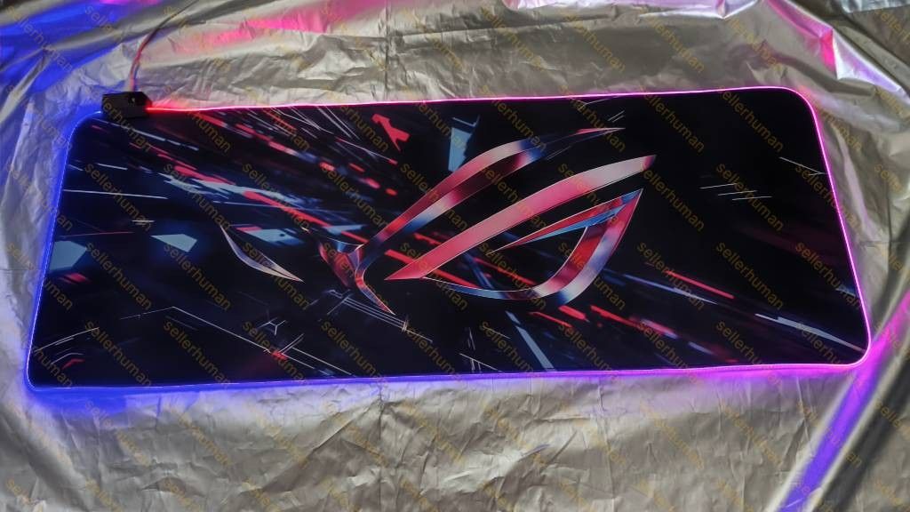 Gaming Mousepad with RGB (800x300x3mm) (Category: Mouse & Mousepads) located in Binan City. Submitted by sellerhuman (Listing ID 1470827645, Image 1). Description: Gaming Mousepad with RGB (800x300x3mm) Good as bnew, just tested the rgb. Location: Binan - Sta Rosa, Laguna Payment options: gcash, cash.