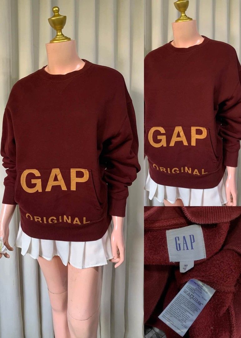 GAP SWEATS (Category: Formal Shirts) located in Digos. Submitted by vonbryle_08 (Listing ID 1470864085, Image 1). Description: ganda neto like new pa xs on tag can fit upto medium.