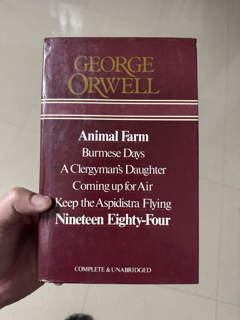 GEORGE ORWELL OMNIBUS (Category: Storybooks) located in Jaen. Submitted by jud24 (Listing ID 1470880854, Image 1). Description: HB with DJ classic novel of George orwell.