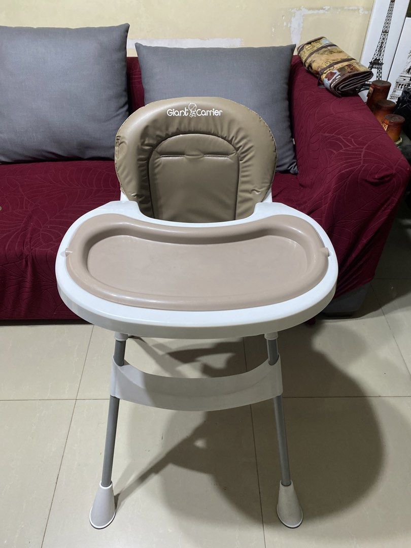 Gian Carrier High Chair (Category: Baby High Chairs) located in Manila. Submitted by christines51439 (Listing ID 1470760081, Image 1). Description: Price is negotiable In good condition SM bought.