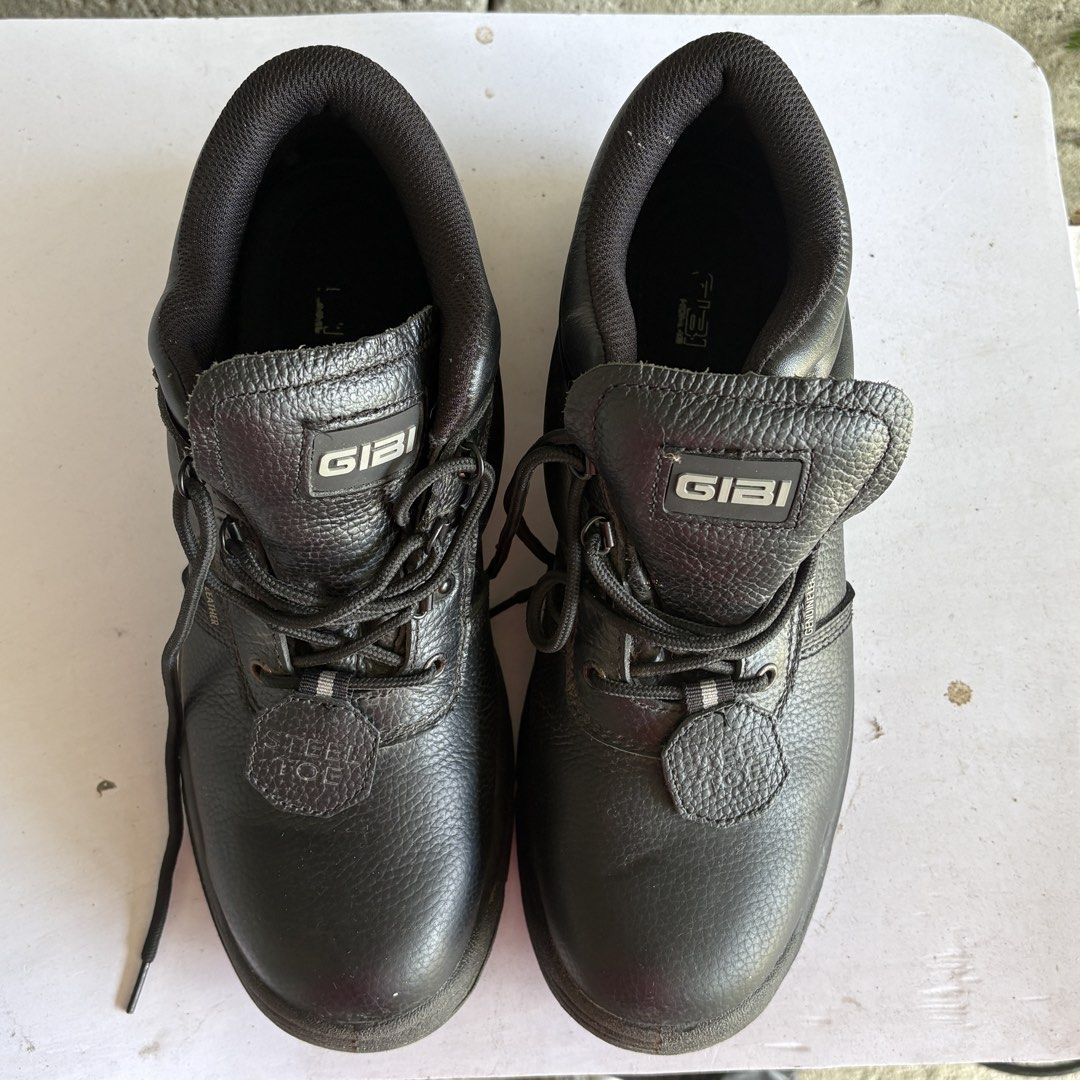 GIBI Black Safety Shoes - Steel Toe (Category: Casual Shoes) located in Dasmarinas. Submitted by twiceasnewph (Listing ID 1470782921, Image 3). Description: Almost New! 👞 Selling my GIBI black safety shoes, used only twice and still in very good condition! Brand: GIBI Color: Black Size: EU 45 Condition: Like new, used twice only Model: YTM1015 Black .