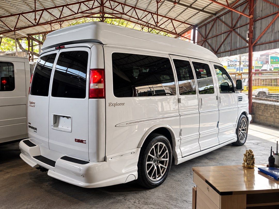 GMC Savana (Category: Used Cars) located in Manila. Submitted by marvinpong (Listing ID 1470364268, Image 3). Description: FOR SALE: 2011 GMC SAVANA EXPLORER LIMITED SE ₱699,000 | 79,000 KM ONLY Looking for a spacious, comfortable, and reliable family van? This GMC Savana Explorer offers premium comfort with plenty of room for the whole family. UNIT HIGHLIGHTS: * Only 79,000 km mileage * No issues, ready for long drives * Complete papers and upda