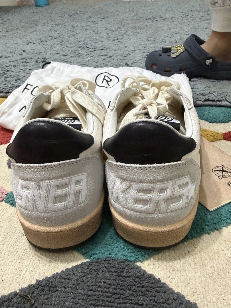 Golden Goose Ballstar (Category: Sneakers) located in Santo Tomas. Submitted by myonlineshopping_tg (Listing ID 1470774644, Image 2). Description: Not OG Leather material Fresh from Guangzhou China 🇨🇳 size 37 womens No box- with dustbag Rfs: wrong size.