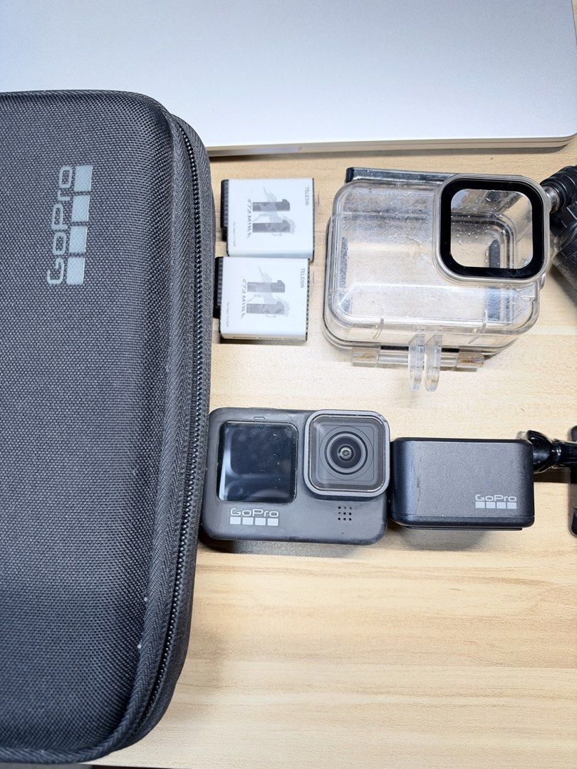GoPro Hero 9 Black (Category: Cameras) located in Cabuyao City. Submitted by maddyclothing (Listing ID 1470831800, Image 2). Description: Selling my GoPro Hero 9 Black. Still working well despite signs of usage. Perfect for anyone looking for an action camera at a more affordable price! 📌 Condition: * Still working well * Rubber power button needs replacement * Has a dent on the right side of the camera — please see photo for reference * Has vis