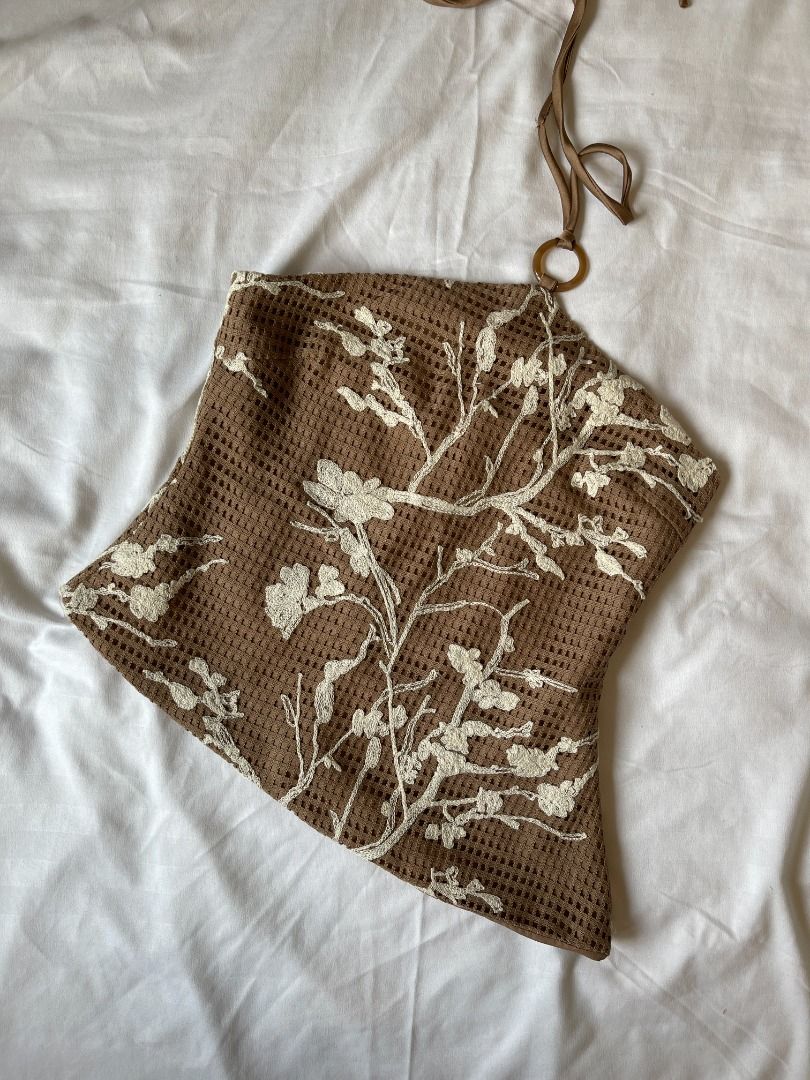 Gout De Jun Floral Embroidered Mesh Halter Top (Category: Sleeveless) located in Quezon City. Submitted by everythingmustgo__ (Listing ID 1470760733, Image 1). Description: Gout De Jun Floral Embroidered Mesh Halter Top (from Vietnam 🇻🇳) - brand new with tags - size: medium (true to size) - one my faves!! sadly bought the wrong size :( ‼️ firm with price. low ballers will not be entertained ‼️.