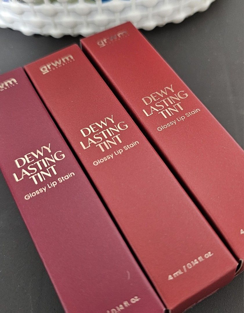 GRWM Dewy Lasting Tint (Category: Makeup) located in Las Pinas. Submitted by andievizcarra (Listing ID 1470852368, Image 1). Description: GRWM Dewy Lasting Tint New stock Shades available: Blueberry Jam - 1 Espresso - 1 Las Piñas area PREFERABLY MEET-UP Available for delivery via Lalamove but payment option is bank transfer. Payment first basis..