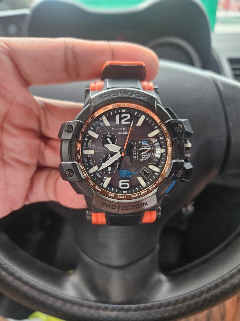 Gshock gravity master gpw 1000 (Category: Luxury Watches) located in San Jose. Submitted by gabkarton (Listing ID 1470792042, Image 1). Description: steal sale! gshock gpw 1000 gravity master. unit only. only issue is date not working(might need battery replacement) for sale at 7k only! firm! pick up here at mandaluyong or grab lalamove at your own expense.