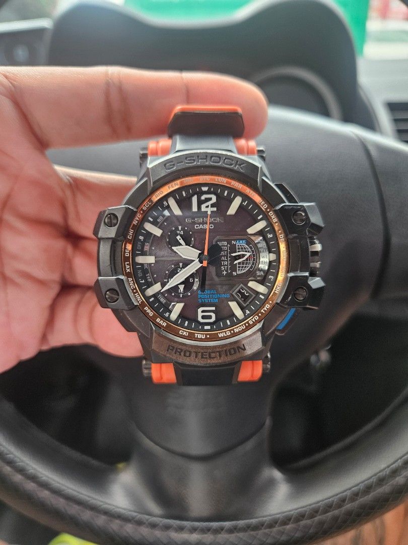 Gshock gravity master gpw 1000 (Category: Luxury Watches) located in San Jose. Submitted by gabkarton (Listing ID 1470792042, Image 2). Description: steal sale! gshock gpw 1000 gravity master. unit only. only issue is date not working(might need battery replacement) for sale at 7k only! firm! pick up here at mandaluyong or grab lalamove at your own expense.