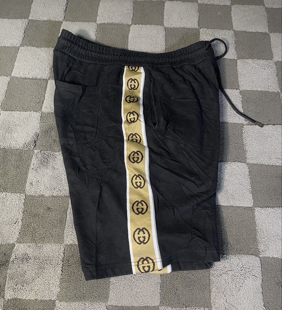 Gucci (Category: Shorts) located in Davao. Submitted by the_rare_hustla (Listing ID 1470852569, Image 3). Description: GUCCI Issue None Need Wash Only Color rate 10/10 Width - 32-34 Length - 22 Size L on tag Dm If Interested!.