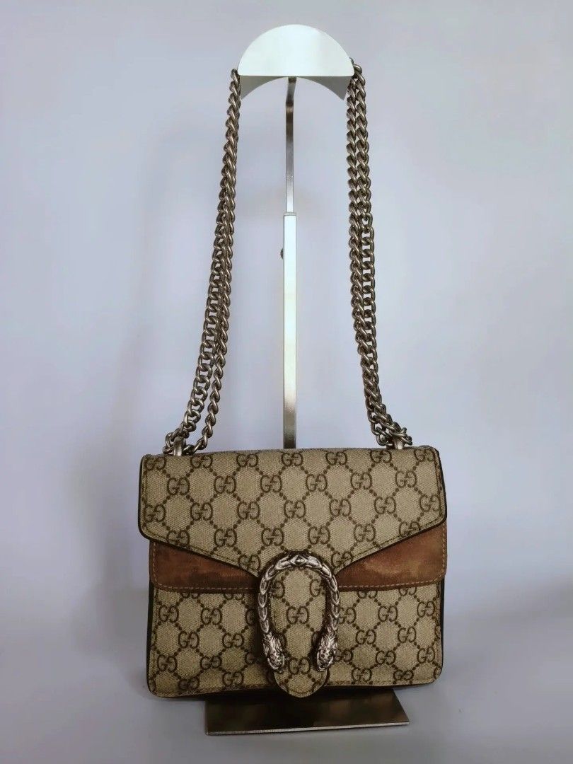 Gucci Mini Dionysus (Category: Shoulder Bags) located in Cabuyao City. Submitted by secondhand.shop.ph (Listing ID 1470812508, Image 1). Description: Sale❗️Sale❗️Sale❗️ GUCCI coded small 📌Issue: water marks Genuine leather trim 📌First to pay!.