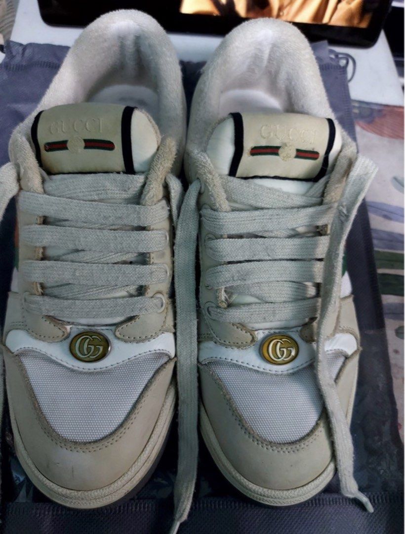 Gucci Screener Sneakers Size 7 (Category: Sneakers) located in Manila. Submitted by venven3853 (Listing ID 1470773237, Image 1). Description: 💯 Authentic Size 7 Meet up: QC.