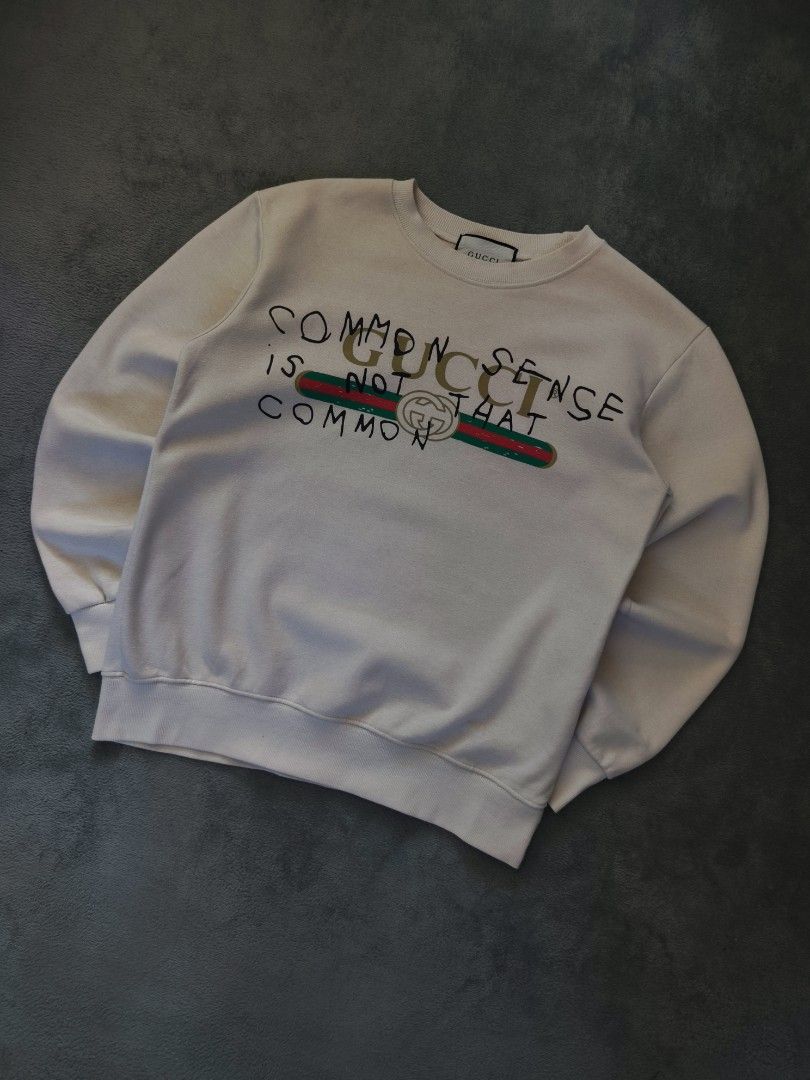 Gucci x Coco Capitan (Category: Coats, Jackets and Outerwear) located in Ozamiz City. Submitted by thriftedzyll (Listing ID 1470769706, Image 2). Description: "Details" ‎Color rate: 9.5/10 ‎Condition: 10/10 ‎Issues: dot stain back sleeve (not visible) ‎ ‎"Measurements (inches)" ‎Length: 24.5 ‎Width: 20.5 ‎ ‎"Size" ‎M on tag - fit to M.
