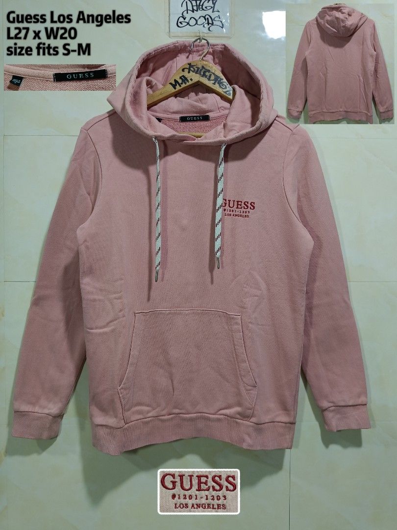 guess pink hoodie (Category: Hoodies) located in Talisay. Submitted by burdagz13 (Listing ID 1470930413, Image 1). Description: condition: good as new colorrate: 10-10 issue: none 💸 First pay basis only 🚀 J&T shipping nationwide (doortodoor).