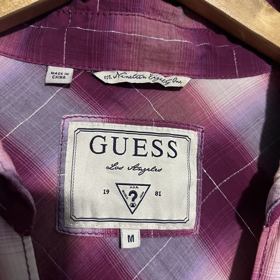 GUESS plaid button-up shirt (Category: Longsleeves) located in Calauan. Submitted by randomthrift.womens (Listing ID 1470804021, Image 3). Description: .