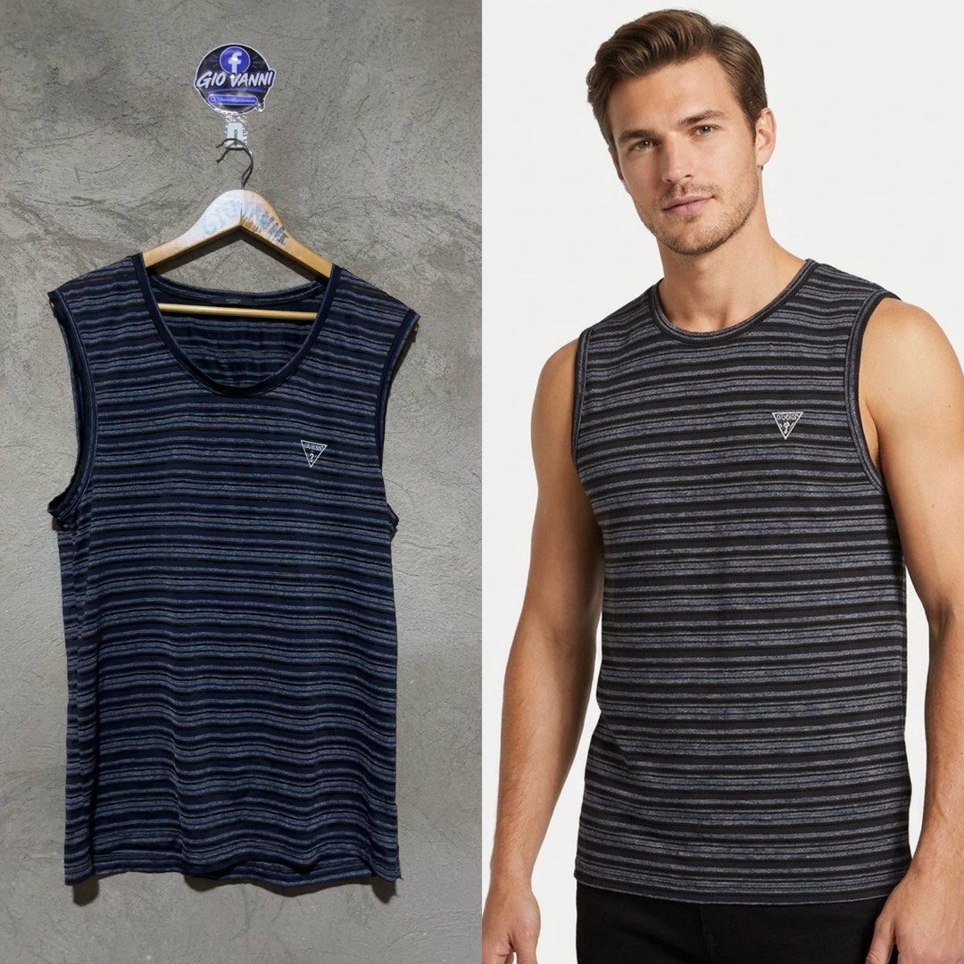 Guess Tank Top (Category: Tshirts & Polo Shirts ) located in Ozamiz City. Submitted by quick_done_deals (Listing ID 1470749379, Image 1). Description: 🛒 ** Guess Tank Top ** 💯 Excellent Condition 📐 Dimes: L27.5xW19.5 (M) 🔍 Issue: None 🎨 Color Rate: 9.5 / 10.