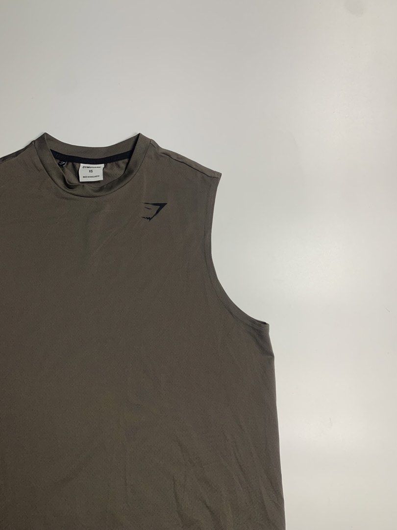 GYMSHARK OVERSIZED PERFORMANCE TANK (Category: Formal Shirts) located in Dinalupihan. Submitted by bigboythrift7 (Listing ID 1470915626, Image 3). Description: GYMSHARK OVERSIZED PERFORMANCE TANK COLOR : CHOCO BROWN SIZE : XS DIMES : 22x28 EXCELLENT CONDITION ₱985+SHIPPING LOCATION DINALUPIHAN BATAAN .