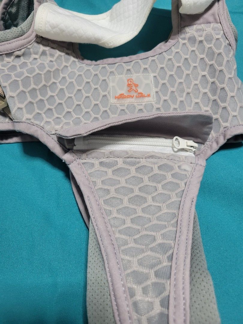 Happy Walk Baby Walking Assistant Harness Grey Mesh (Category: Infant Playtime) located in Las Pinas. Submitted by starlyt25 (Listing ID 1470888264, Image 2). Description: Happy Walk Baby Walking Assistant - Material: Breathable grey honeycomb mesh fabric for maximum comfort - Safety & Fit: Adjustable beige straps with sturdy buckles for a secure torso fit - Convenient Storage: Secure zippered pocket on the front - Extra Comfort: Includes a padde
