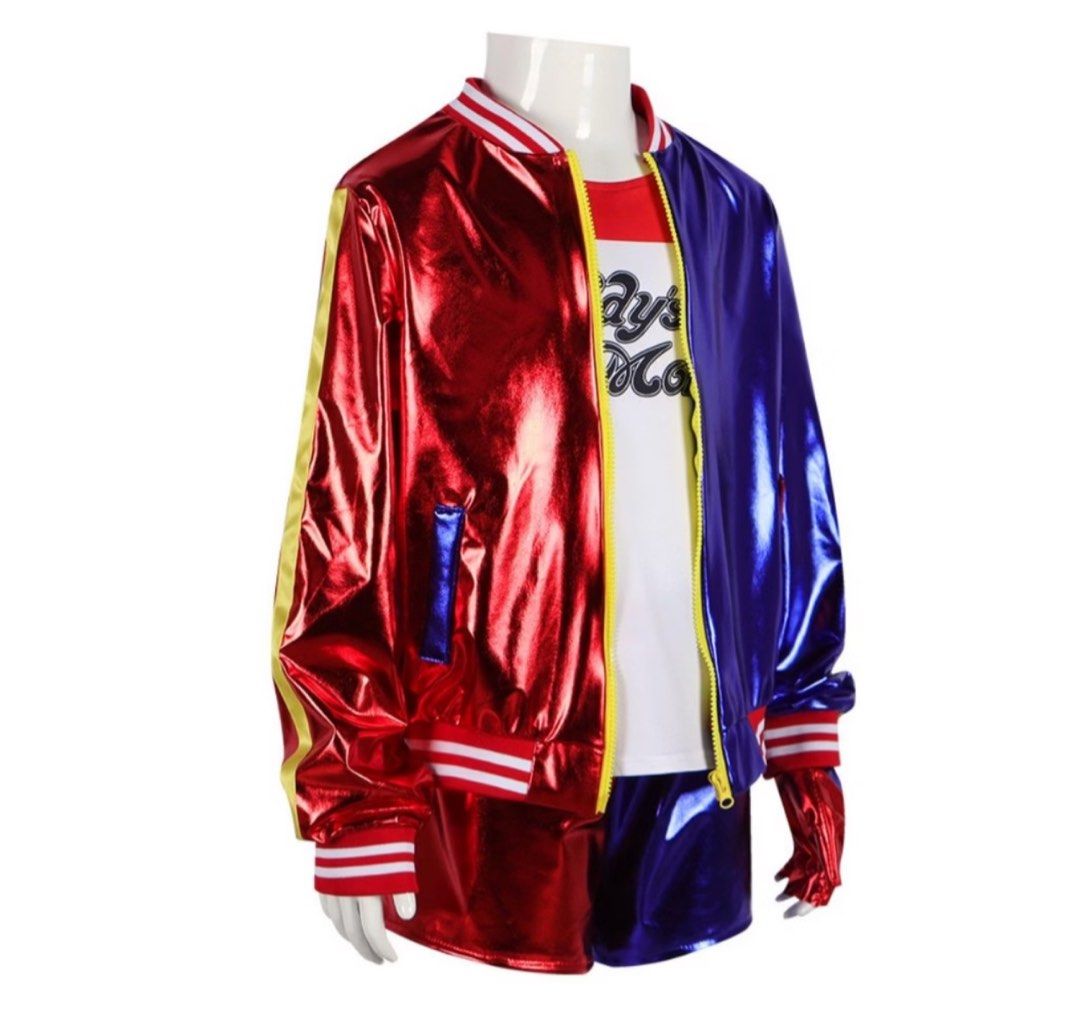 Harley quinn costume (Category: Sets or Coordinates) located in Makati City. Submitted by Musthevs (Listing ID 1470874475, Image 1). Description: Size: Large Will fit 10-18yrs old .