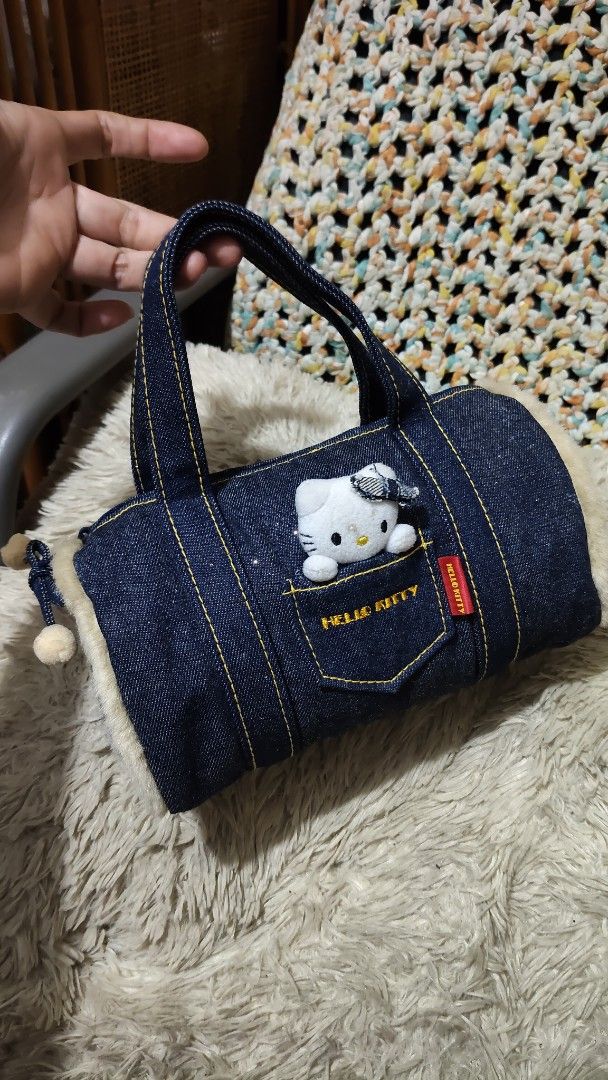 Hello kitty... boston handbag (Category: Shoulder Bags) located in Cebu City. Submitted by lumaynojes00490 (Listing ID 1470869878, Image 3). Description: good condition denim small to medium .