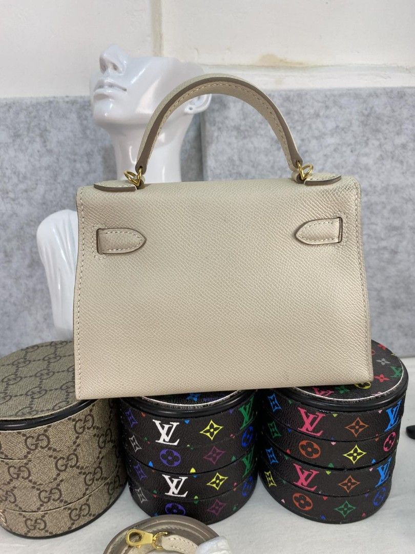 Hermes mini kelly bag (Category: Luxury Bags & Wallets) located in Cebu City. Submitted by bisayaseller77 (Listing ID 1470870177, Image 3). Description: kelly size 15 w long strap gold hardware.