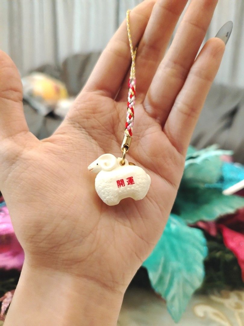 Hitsuji Sheep Lucky Charm Keychain Strap (Category: Other Merchandise) located in San Fernando. Submitted by jpmarketplace2023 (Listing ID 1470840819, Image 3). Description: 💚 All items are authentic from Japan. 💛 MOP: GCash (❌️ GCash Protect) 🩵 MOD: LBC only (❌️ S. Checkout, COD, COP) 💙 Meet-up: Vista Mall, San Fernando, Pampanga 💜 All items are on-hand. 🧡 First to pay gets the item first. ❤️ Breakable items are packed with care and cautio