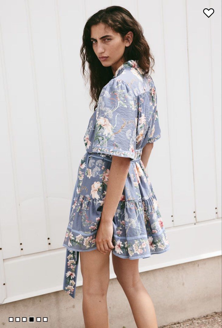 H&m dress tie down (Category: Dresses) located in Manila. Submitted by rent_adress (Listing ID 1470837271, Image 2). Description: h&m dress xs on tag very nice dress for baby shower or gender reveal Original price is 1700 selling it for only 850 pesos fixed :) .