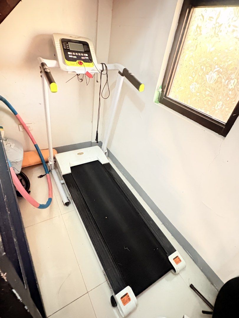 TREADMILL FOR SALE (Category: Cardio & Fitness Machines) located in Quezon City. Submitted by tinemarcelo (Listing ID 1470782864, Image 1). Description: 🏃‍♀️ TREADMILL FOR SALE – ₱8,000 ONLY! 🏃‍♂️ Looking for a treadmill for your home workouts? Grab this one at an affordable price! 💪 ✅ Built-in digital display ✅ Adjustable speed settings (0–8) ✅ Safety key included ✅ Ideal for home exercise ✅ Compact design 💰 Selling Price: ₱8,000 📩 Message 