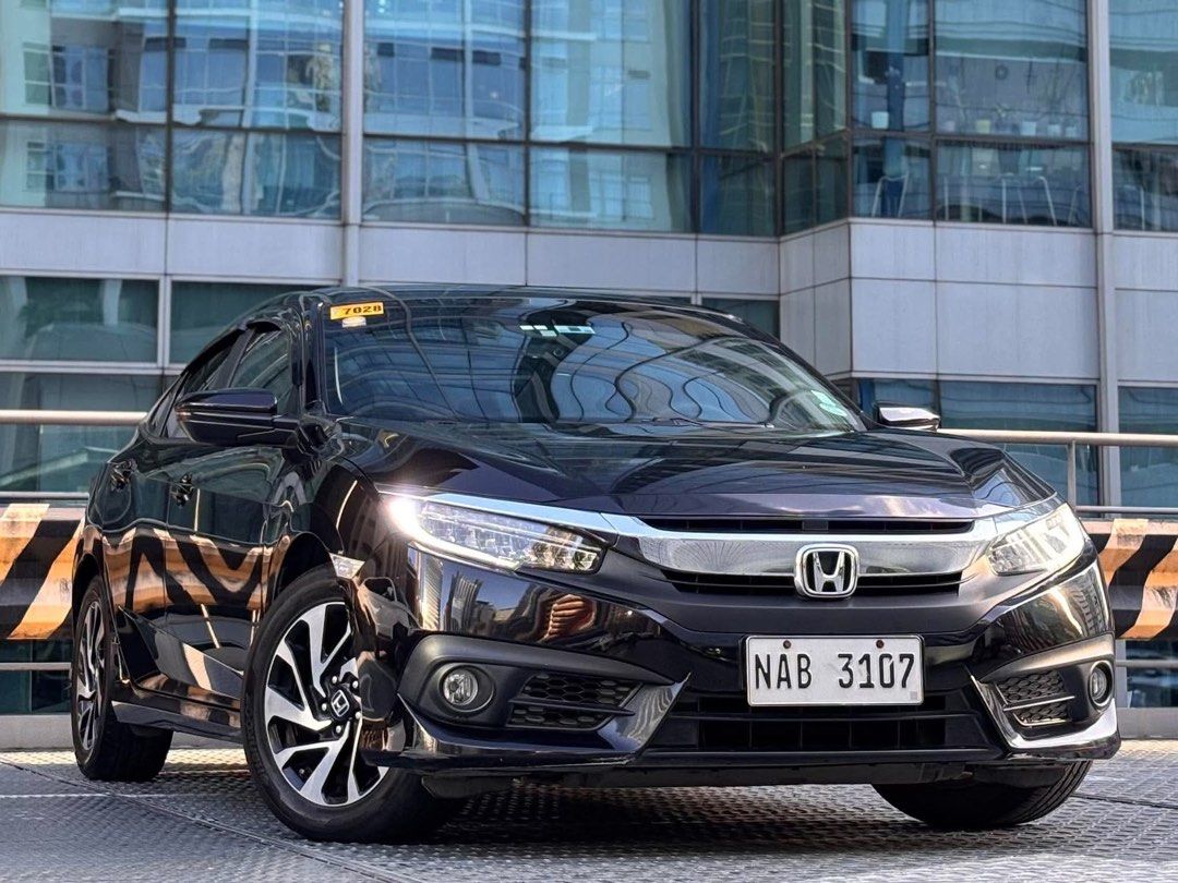 Honda Civic 1.8 (A) (Category: Used Cars) located in Makati City. Submitted by maby_latido05 (Listing ID 1470771312, Image 2). Description: 2016 Honda Civic 1.8 E AT Gas 90K ALL IN DP 59K mileage only‼️🔥 4yrs - 18,589 3yrs - 22,417 2yrs -31,026 Chattel & insurance included FREE Transfer of Ownership FREE Detailing FREE Autoloan Processing ✅️ NO MILEAGE TAMPERING GUARANTEED 1st Owned 59K Mileage only Well Maintained Plate NAB3107 Infotainment Dis