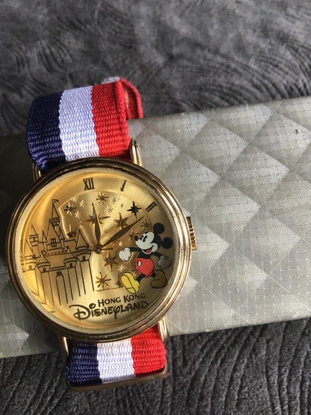 Hongkong Disney watch Quartz (Category: Luxury Watches) located in Baguio. Submitted by agozun61 (Listing ID 1470774116, Image 2). Description: Hongkong Disney watch Quartz authentic.Gold plated good running condition..