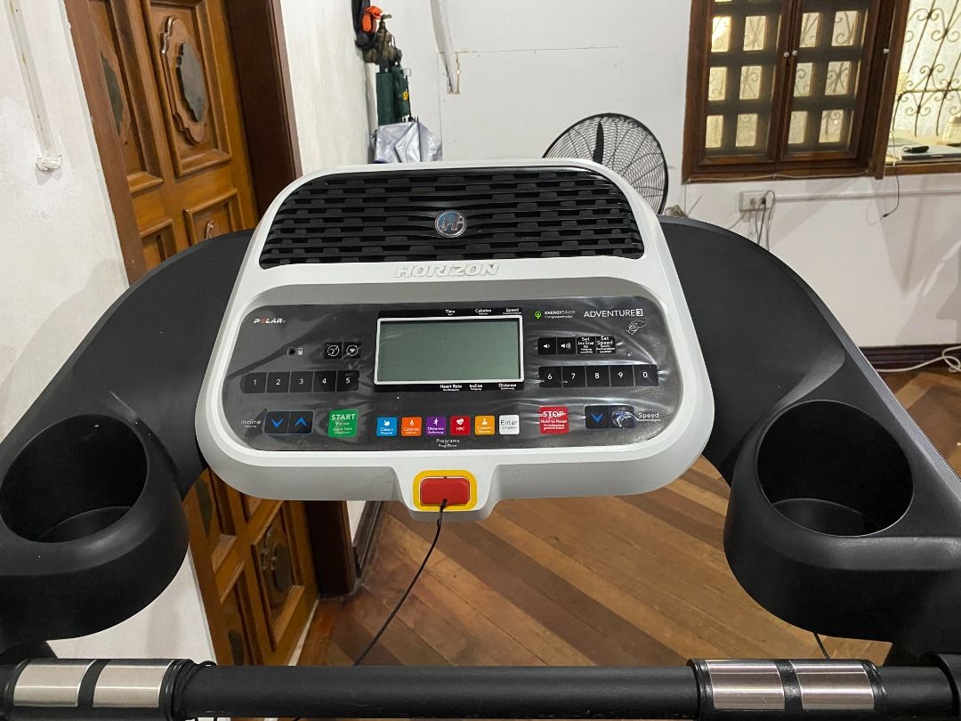 HORIZON ADVENTURE 3 - TREADMILL (Category: Cardio & Fitness Machines) located in Quezon City. Submitted by venomcc (Listing ID 1470747727, Image 2). Description: FOR SALE: Horizon Adventure 3 - Treadmill Price: ₱50,000 — Slightly Negotiable ✅ This treadmill is in excellent, almost-new condition. It was rarely used, and has been well maintained. It is clean and fully functional, with no known issues. 📍Location: Katipunan, Quezon City Delivery opt