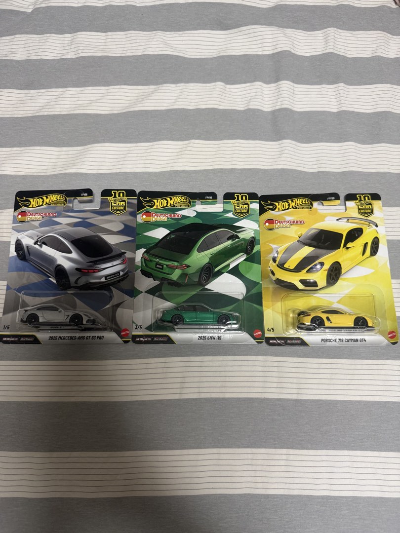 Hot Wheels Car Culture Deutschland Design Set of 3, Toys & Collectibles ...