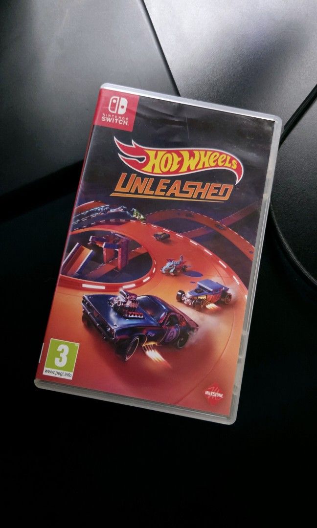 Hot Wheels Unleashed Nintendo Switch (Category: Nintendo) located in Naga. Submitted by greysprelovedtechs (Listing ID 1470808767, Image 1). Description: - Platform: Nintendo Switch (Physical game card) - Condition: Excellent, tested and 100% working with zero issues - Includes: Original plastic case and cover art insert - Shipping: Fast ship-out guaranteed from a trusted seller RFS: Game is not being played anymore. Only used once or twice. Fixe