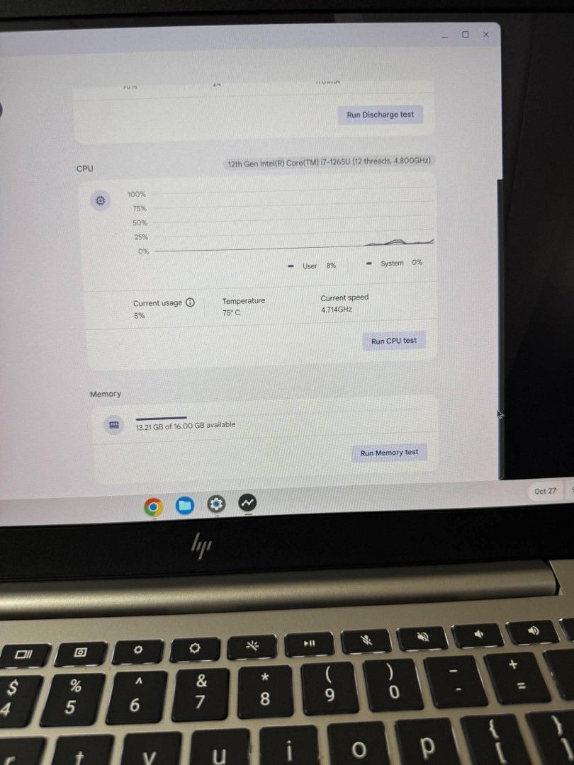 HP Elite c640 G3 Chromebook (Category: Laptops & Notebooks) located in Manila. Submitted by happyearth.953a15 (Listing ID 1470859997, Image 3). Description: HP Elite c640 G3 Chromebook I7 12th gen 16gb ram 256gb storage Chrome OS Chrome OS Unit with charger No issue ✅ No issue ✅ 💸💸 13,500 each Location: San Andres bukid manila Pick up or meet up.