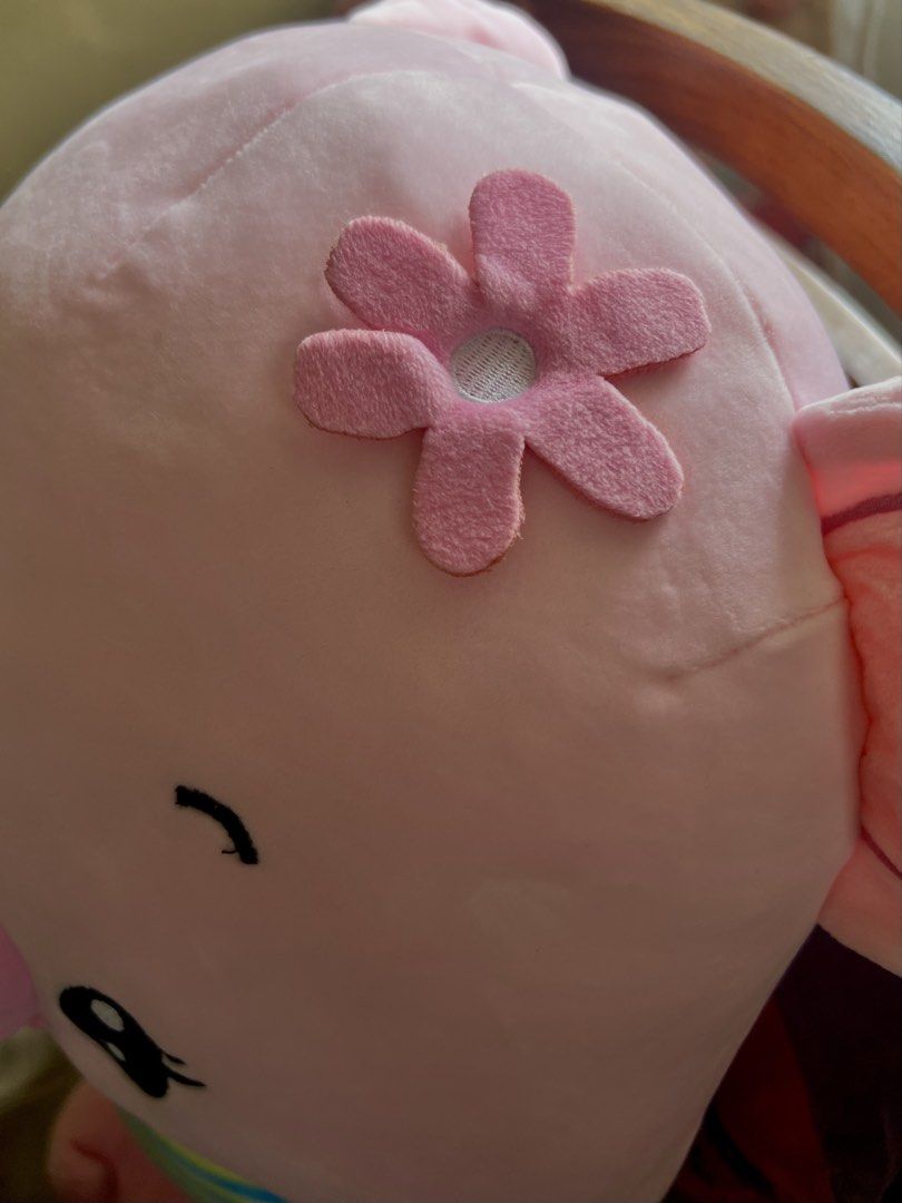 Huggable Pink Pig Plush Stuffed Toy (Category: Plushies & Soft Toys) located in Mandaluyong City. Submitted by urgifted (Listing ID 1470768138, Image 2). Description: Meet your child’s NEW BIGGEST BEST FRIEND! It’s BIGGER, SOFTER, and more YAKAPABLE than ever! At a whopping 18 INCHES TALL (approx. 60cm when seated), this is not your ordinary small stuffed toy. It’s a GIANT huggable companion that kids can truly hug, cuddle, lie on, and sleep with