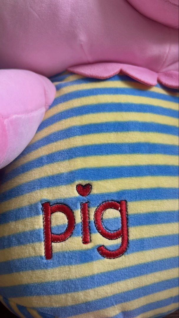 Huggable Pink Pig Plush Stuffed Toy (Category: Plushies & Soft Toys) located in Mandaluyong City. Submitted by urgifted (Listing ID 1470768138, Image 3). Description: Meet your child’s NEW BIGGEST BEST FRIEND! It’s BIGGER, SOFTER, and more YAKAPABLE than ever! At a whopping 18 INCHES TALL (approx. 60cm when seated), this is not your ordinary small stuffed toy. It’s a GIANT huggable companion that kids can truly hug, cuddle, lie on, and sleep with