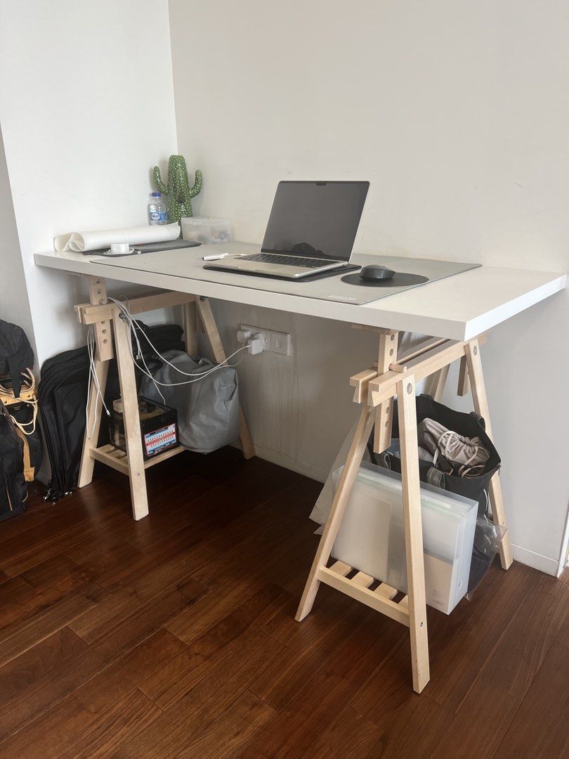 IKEA adjustable height table, Furniture & Home Living, Furniture ...