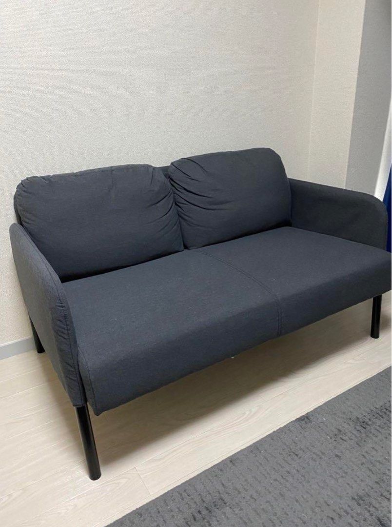 IKEA sofa (Category: Sofas) located in Paranaque City. Submitted by ub.et (Listing ID 1470772723, Image 2). Description: IKEA Sofa Very sturdy, good for small apartment or condo. With 2 throw pillows and freebies 1 year old, first owner No issues -Pick up in person (Taguig) -Lalamove pick up (buyer pays shipping fee) .