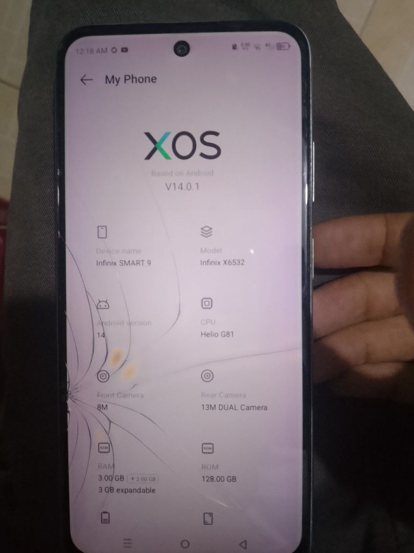 Infinix smart 9 (Category: Android Others) located in Manila. Submitted by browskies (Listing ID 1470915610, Image 1). Description: issue kita Naman sa pic pero smooth parin yung touch .