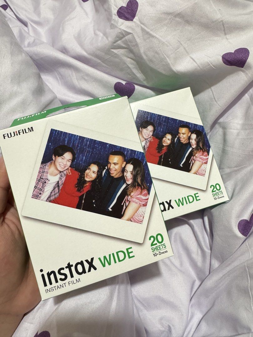 Instax Wide Film 20s (Category: Cameras) located in Las Pinas. Submitted by printandpreservebyk (Listing ID 1470928621, Image 1). Description: Wide 20s on hand! For wide cameras only. 🫶🏻.