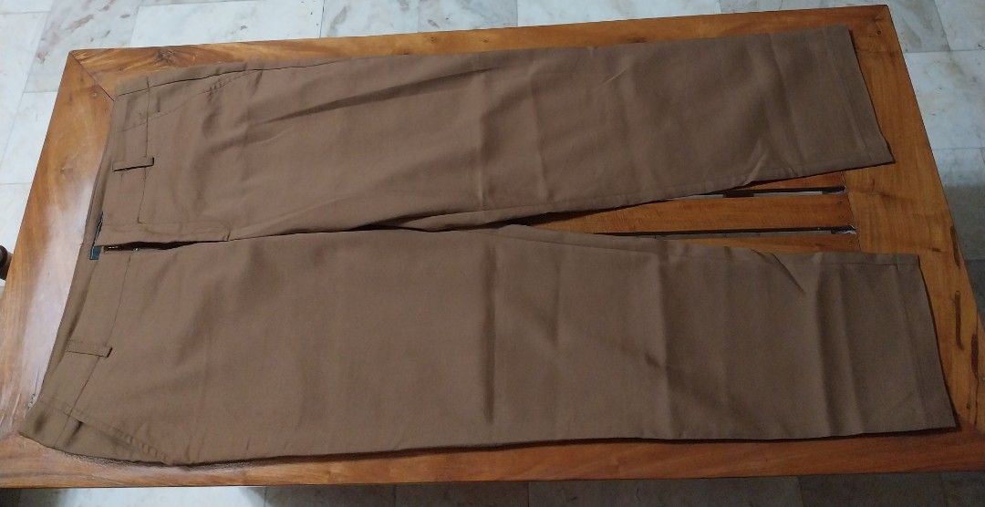 IORA Formal Trousers (Category: Other Bottoms) located in Marikina City. Submitted by positivity.thriftshop (Listing ID 1470906392, Image 1). Description: 💟 IORA Formal Trousers, chocolate brown color. Never worn nkatago lng sa closet and bought in sg (original price 1.3k) 💟 SIZE L (see attached photos for the measurements) 💚 MOP: GCash ONLY 🚚 DELIVERY OPTIONS: LBC or J&T only (shipping fee c/o buyer) 👎 NO Cancellation, return or exchange 👎