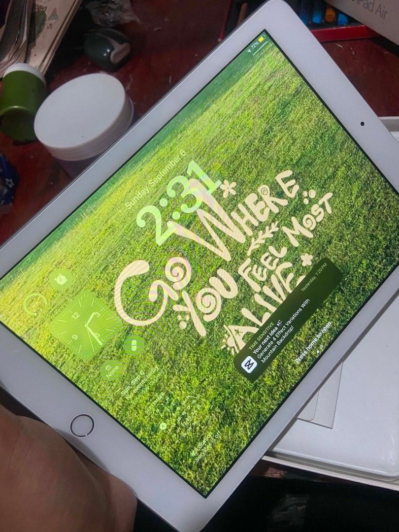 ipad 6th gen (Category: iPad) located in Manila. Submitted by freedeer.d83728 (Listing ID 1470891852, Image 3). Description: No hidden issues.