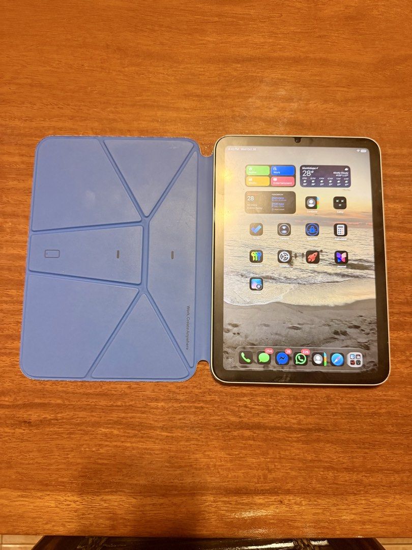 iPad Mini 6th Gen 64Gb (Category: iPad) located in Muntinlupa City. Submitted by chito_orobia (Listing ID 1470888856, Image 1). Description: Hi! Selling my used daily driver iPad Mini 6th Generation 64Gb Starlight Color unit. It comes with Paperlike Screen Protector. Battery level is at 85% (checked with pc appilcation software) Meetups: Alabang Town Center/ Festival Mall Alabang. We can transact delivery using LBC Cash on Pickup Service. (check 