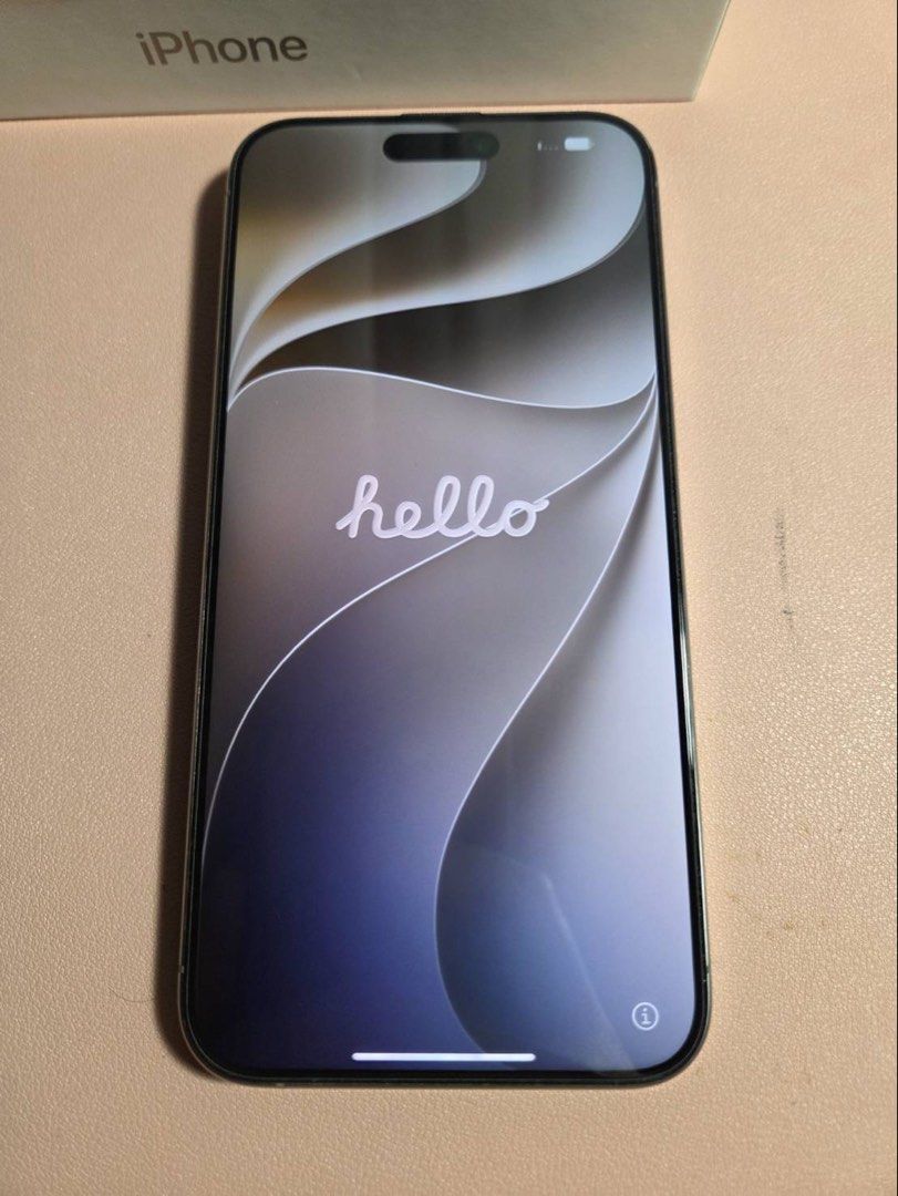 iPhone15 Pro Max 256gb [open line] (Category: iPhone 15 Series) located in Marikina City. Submitted by classyukayukay (Listing ID 1470797579, Image 2). Description: FOR SALE: iPhone 15 Pro Max 256GB * Open Line * Lady-owned and well taken care of * With screen protector and protective case since Day 1 * Comes with original box and complete inclusions * Battery Health: 89% .