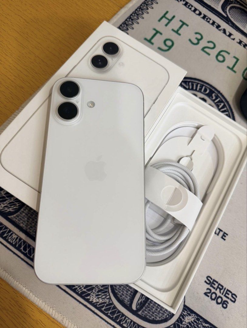 Iphone 16 PLUS 128gb 🤍 (Category: iPhone 16 Series) located in Santo Tomas. Submitted by shafrncsco (Listing ID 1470876957, Image 1). Description: 📱FOR SALE: iPhone 16 128GB - White 🤍 Selling my iPhone 16 Plus since I recently upgraded. Details: * Model: iPhone 16 PLUS * Storage: 128GB * Color: White * Battery Health: 99% * Fully functional, no issues * Comes with original box complete set ✅Unused CHARGER CABLE ✅New tempered glass screen prote