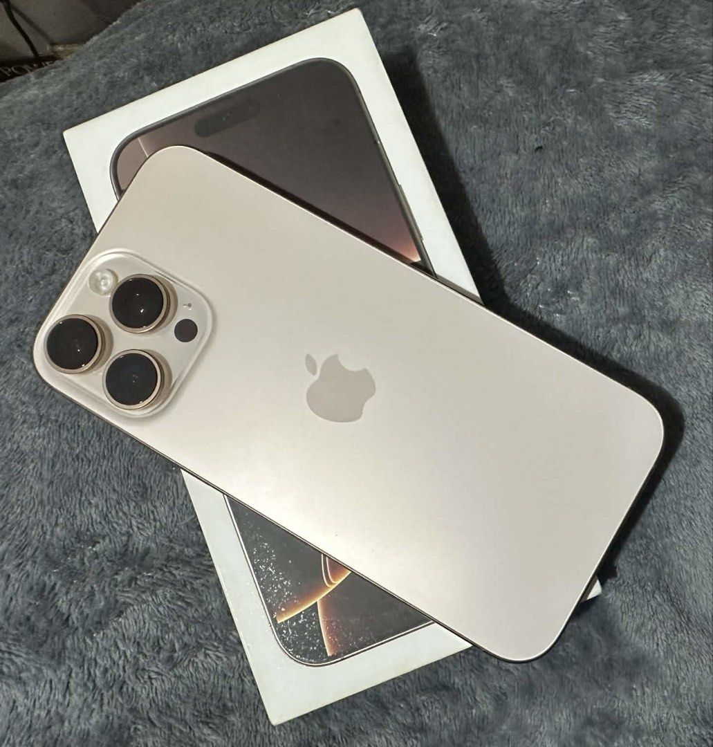 IPHONE 16 PRO MAX (Category: iPhone 16 Series) located in Caloocan City. Submitted by haalaand1220 (Listing ID 1470877249, Image 1). Description: IPHONE 16 PRO MAX • 99% Smooth | Pristine Condition • 85% Battery Health •Factory Unlocked | NTC •No SIM Restriction (SIM slot and eSIM) •No issues and No History of Repair •No Dents or scratches Honest Issue: Pink dots due to concert laser Complete w/ original box, original cord and cases.