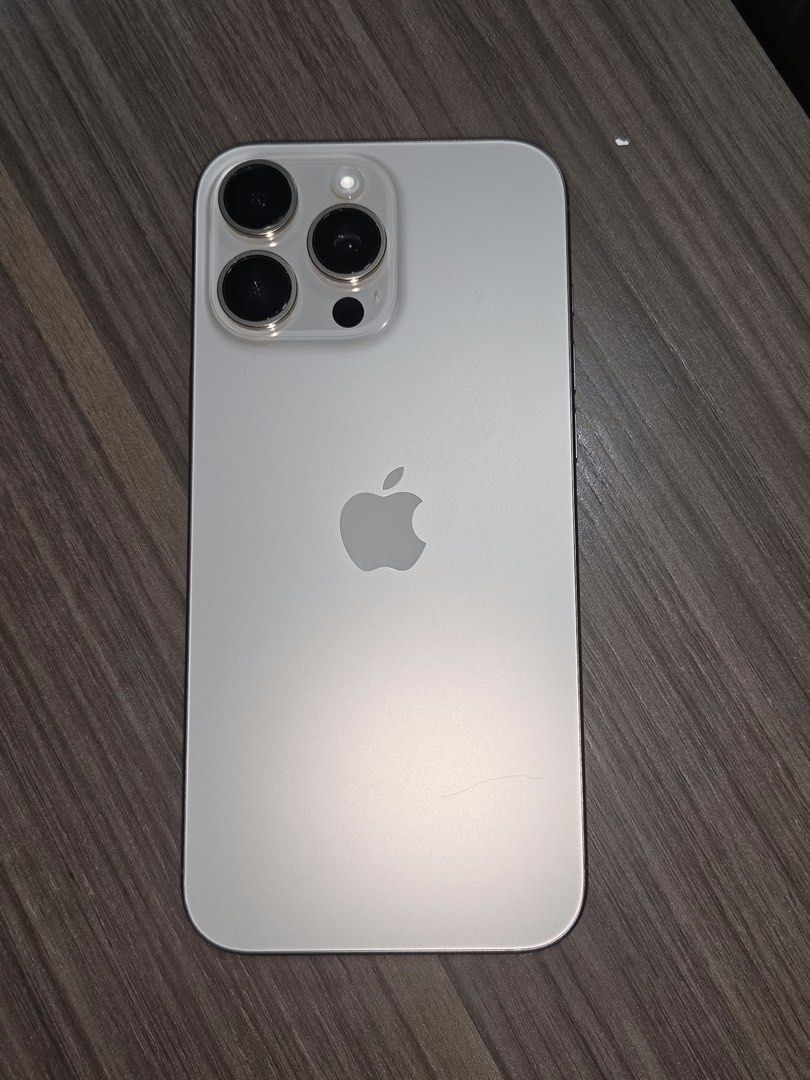 Iphone 16 Pro Max 256gb Dessert Titanium (Category: iPhone 16 Series) located in Candelaria. Submitted by keepitvirn (Listing ID 1470842385, Image 1). Description: Selling my Iphone 16 Pro Max 256gb (Dessert Titanium) 93% Battery Health No scratches No dents Only 356 Cycle Count This is just my spare phone, so mukhang bago pa talaga! ☺ RFS: Upgraded to higher unit.