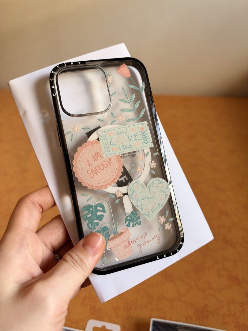 iPhone 16 pro max case (Category: Cases & Sleeves) located in Batangas. Submitted by iamshe19 (Listing ID 1470926960, Image 2). Description: FOR SALE: Selling my Preloved 16 promax cases 1. Coehl Celest P1300 2. Momax Clear Case P500 3. X-One Glitter P1300 4. Casetify Self love (with hydrogel film) P2500 5. UAG Plyo P2000 .